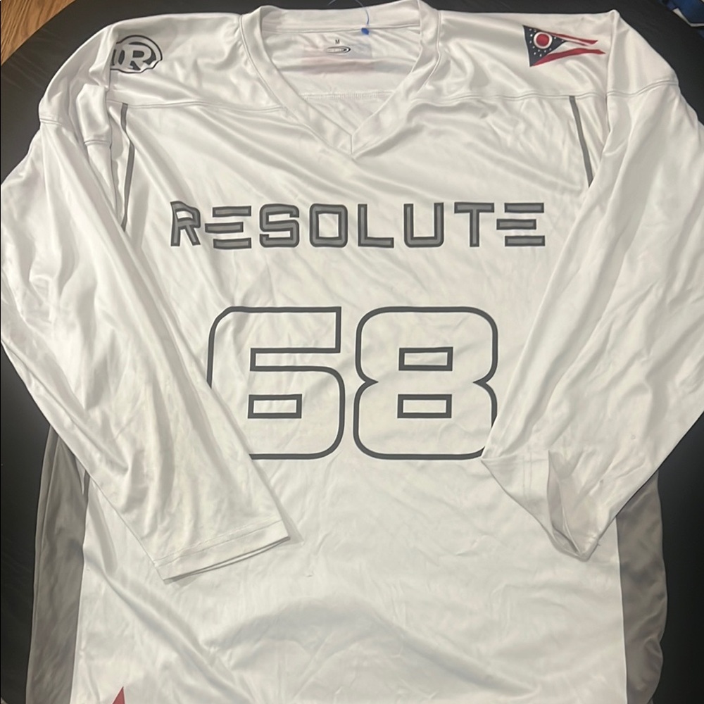 White Long Sleeve Men's Shirt